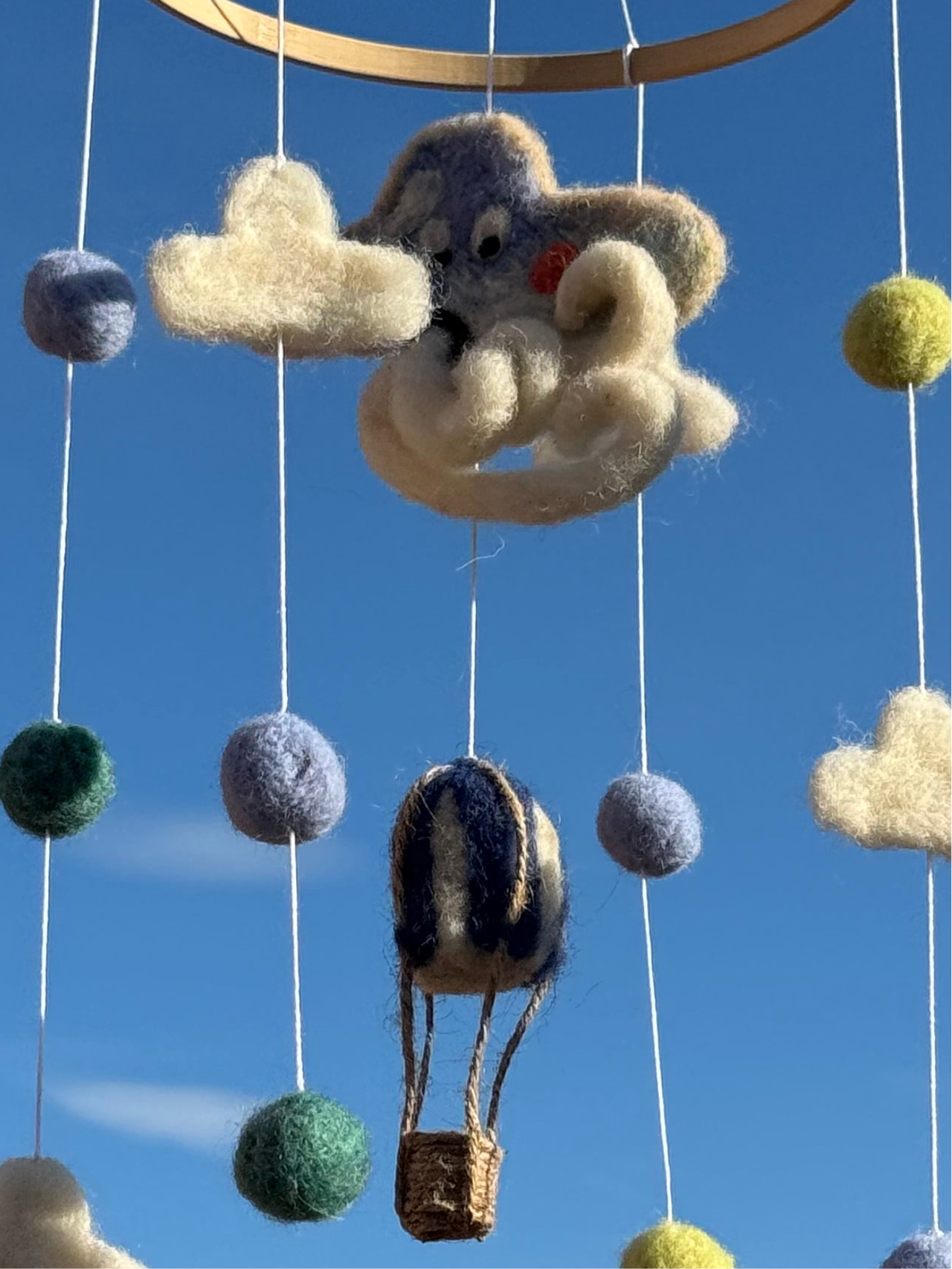 Wind - Mobile aus Filz