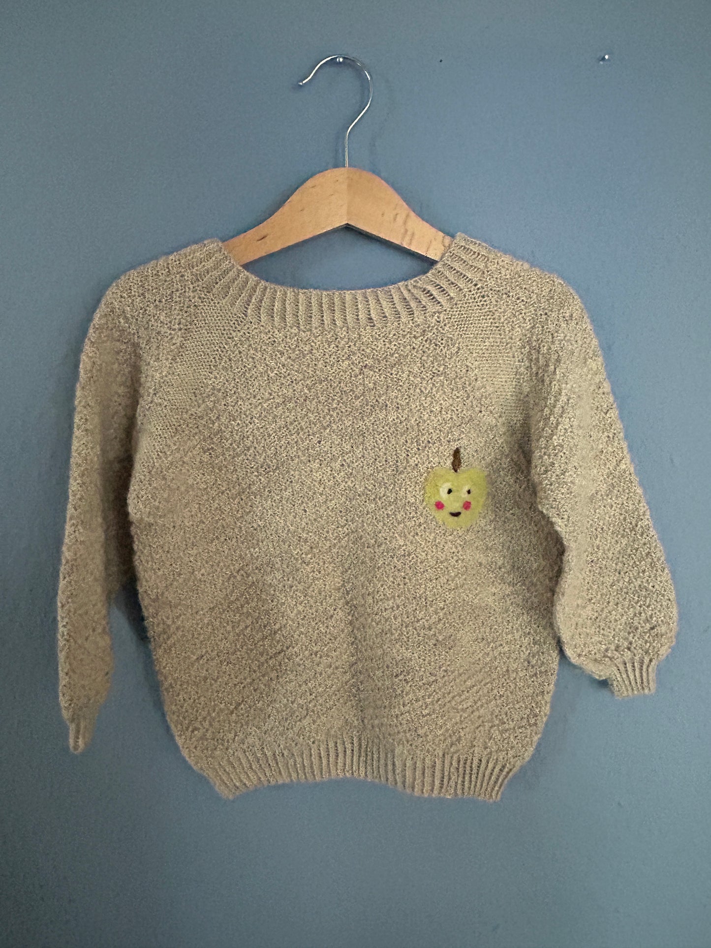 Apfel wolle set Hose und Pullover Upcycling