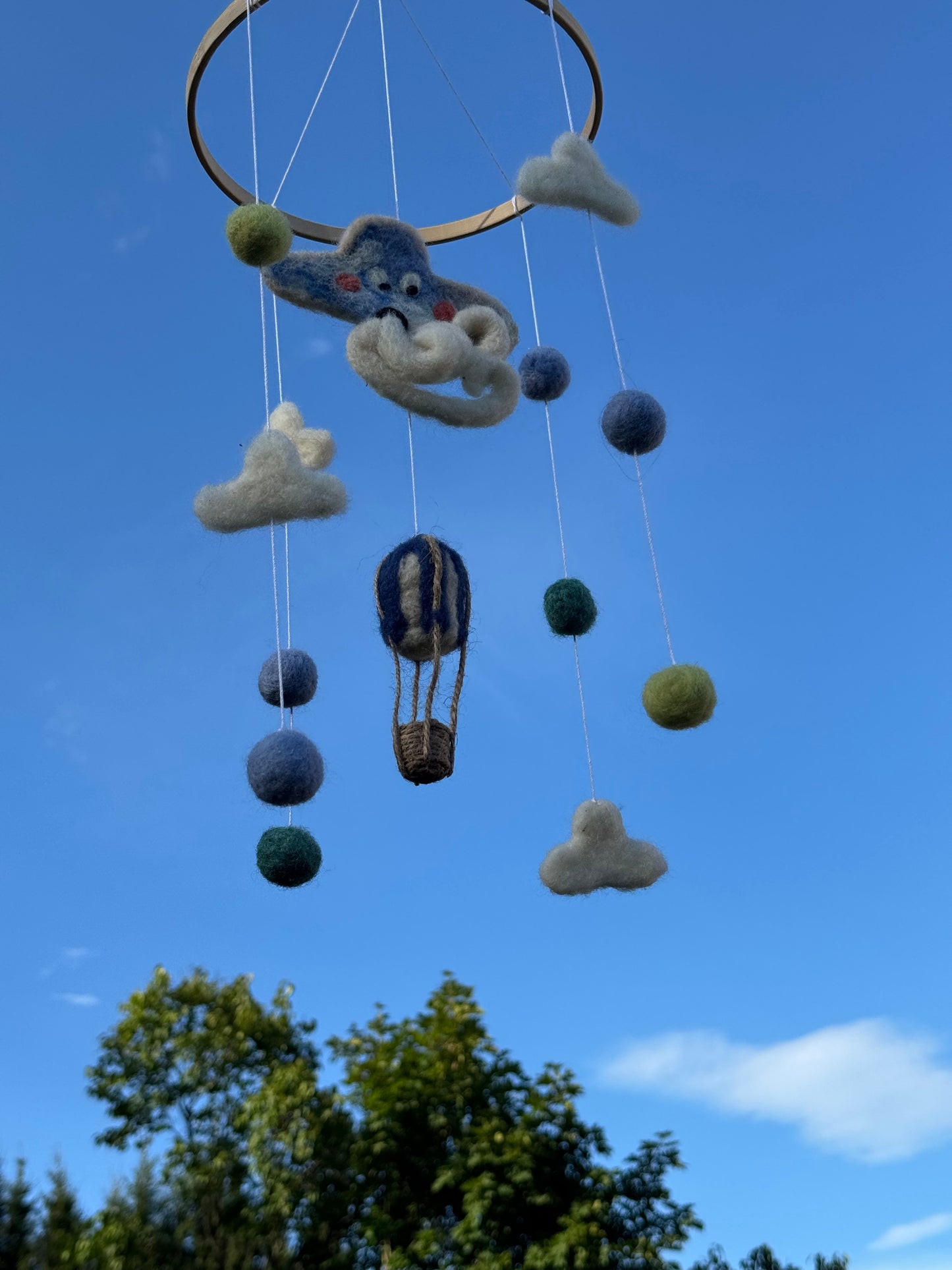 Wind - Mobile aus Filz