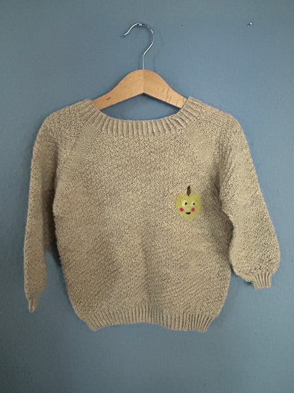 Apfel wolle set Hose und Pullover Upcycling