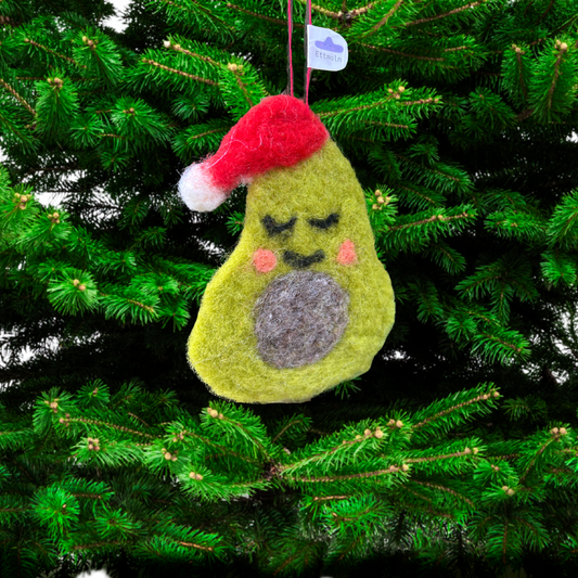 Avokado Weihnachtsdeko