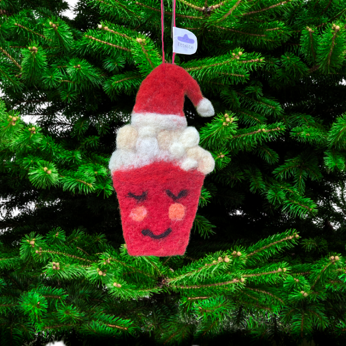 Popcorn Weihnachtsdeko