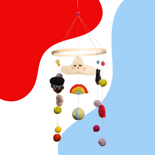 Friends - Mobile made of felt