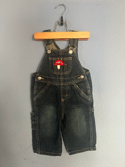 Pilz Latzhose Jeans Upcycling