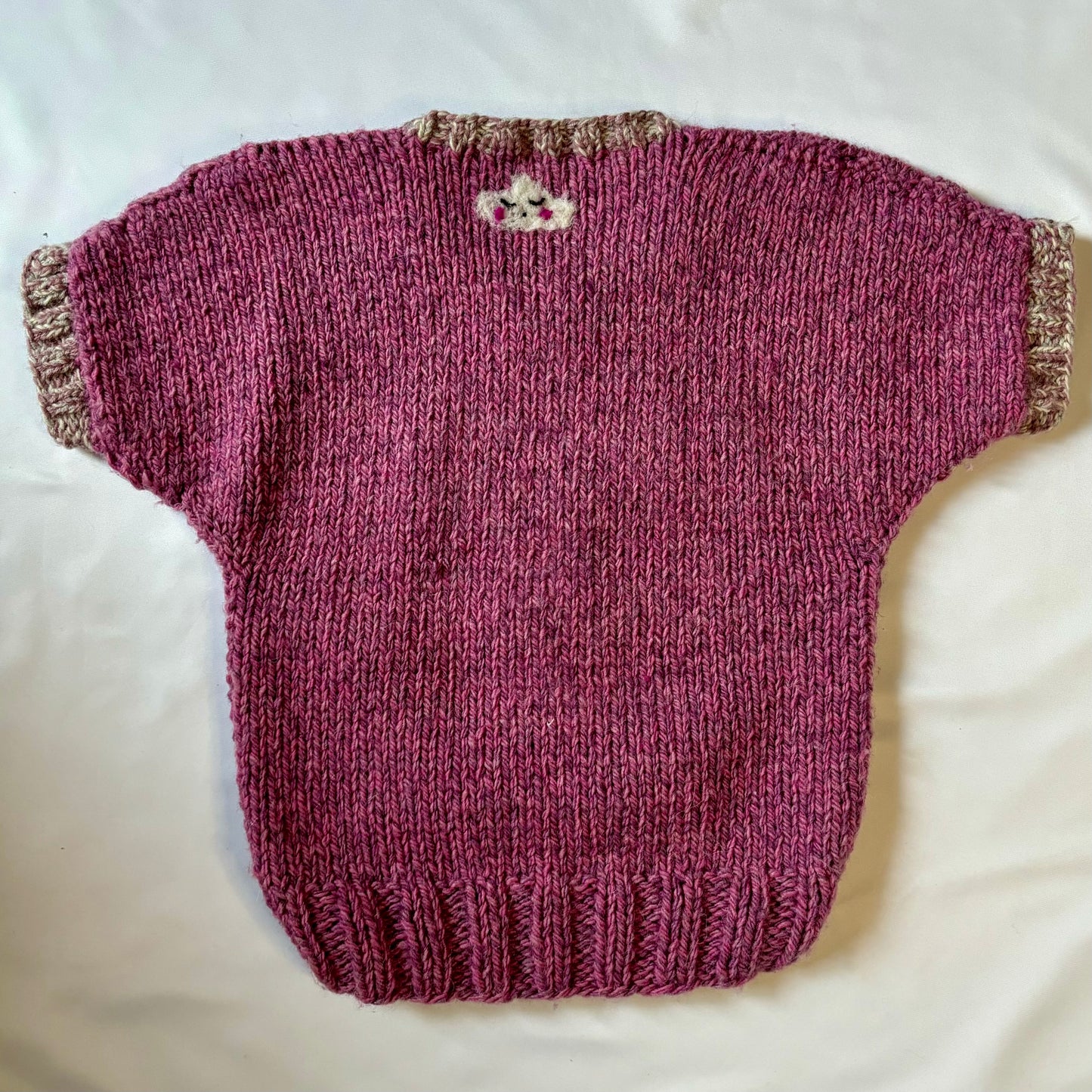 Repair -  Pilz Sweater Weste - Pink - Größe 110 - Ettmoln