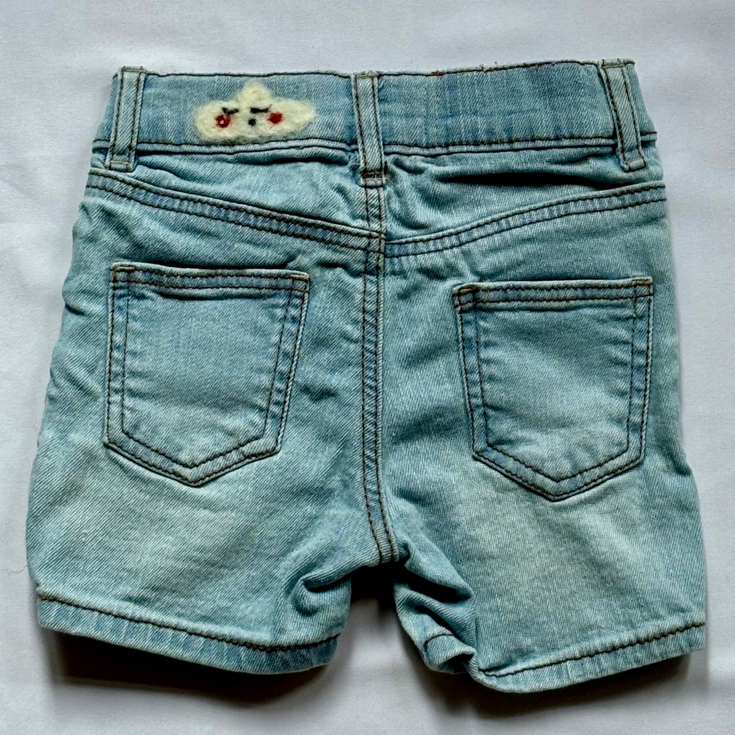 Repair - Krabbe kurze Jeanshose - Hellblau - Größe 74 - Ettmoln