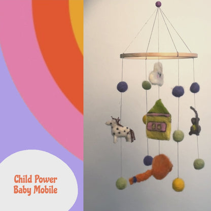 Child Power -  Mobile aus Filz