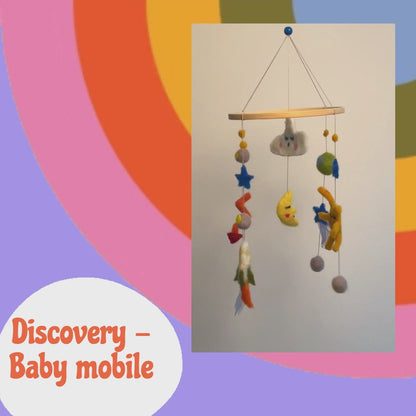 Discovery  - Mobile und Spielzeugkette Set aus Filz